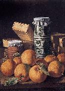 Luis Egidio Melendez Still Life with Oranges France oil painting artist